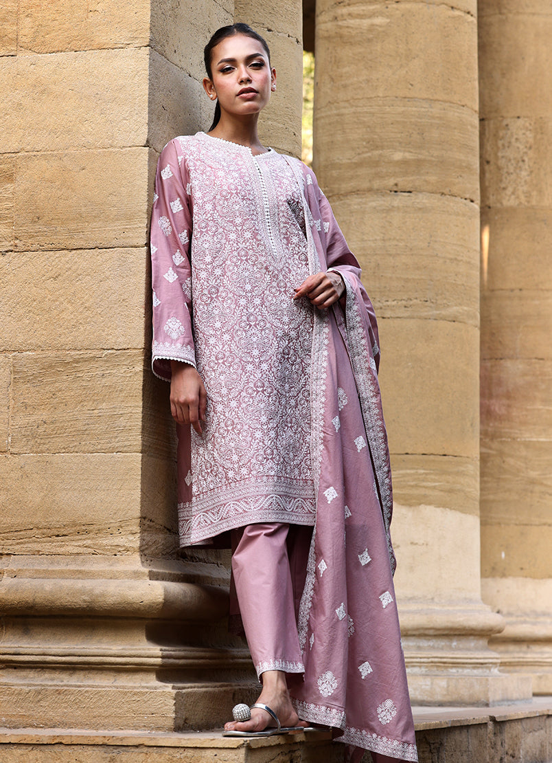 3 PC Embroidered Suit