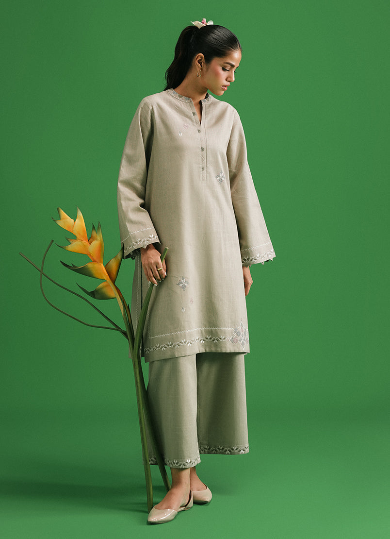 Cross Hatch Embroidered CO-ORD Set
