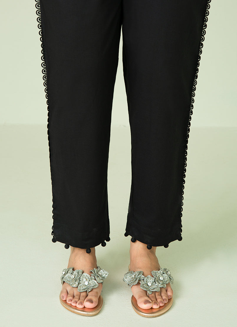 Boubacar Lace Pants In Black main image 1