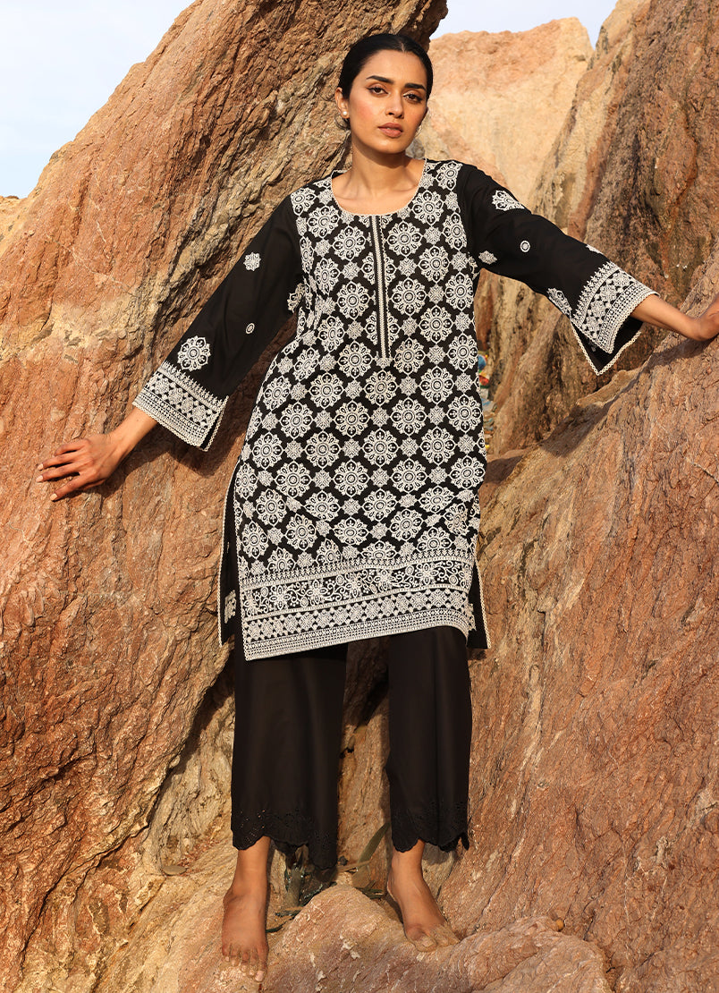 Embroidered Kurta