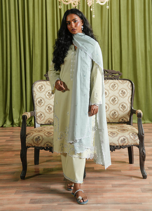 3 PC Embroidered Suit