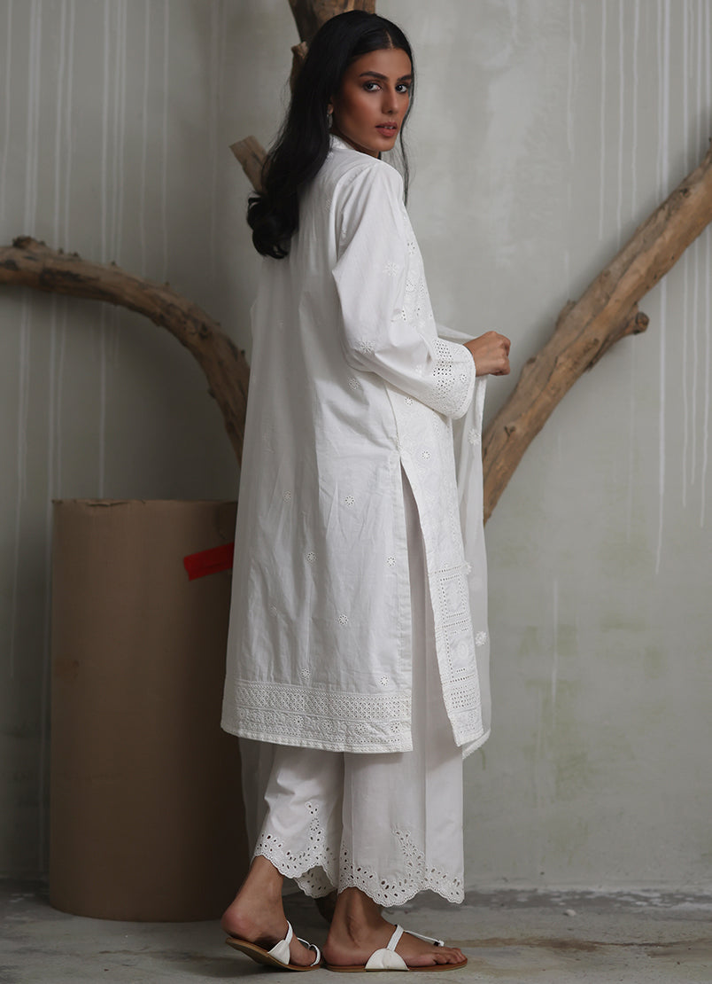 Chikankari Embroidered Kurta