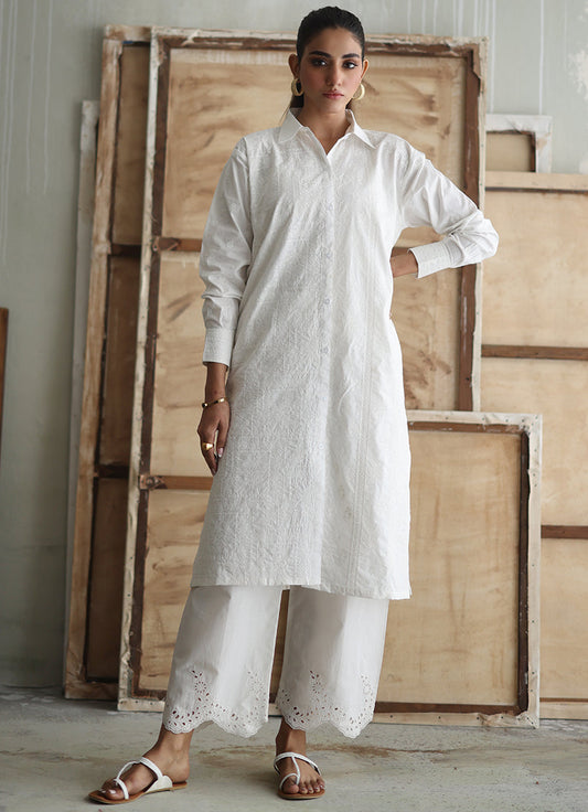 Chikankari Embroidered Kurta