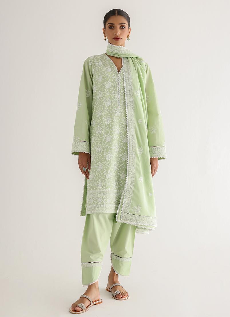 Embroidered Kurta Set