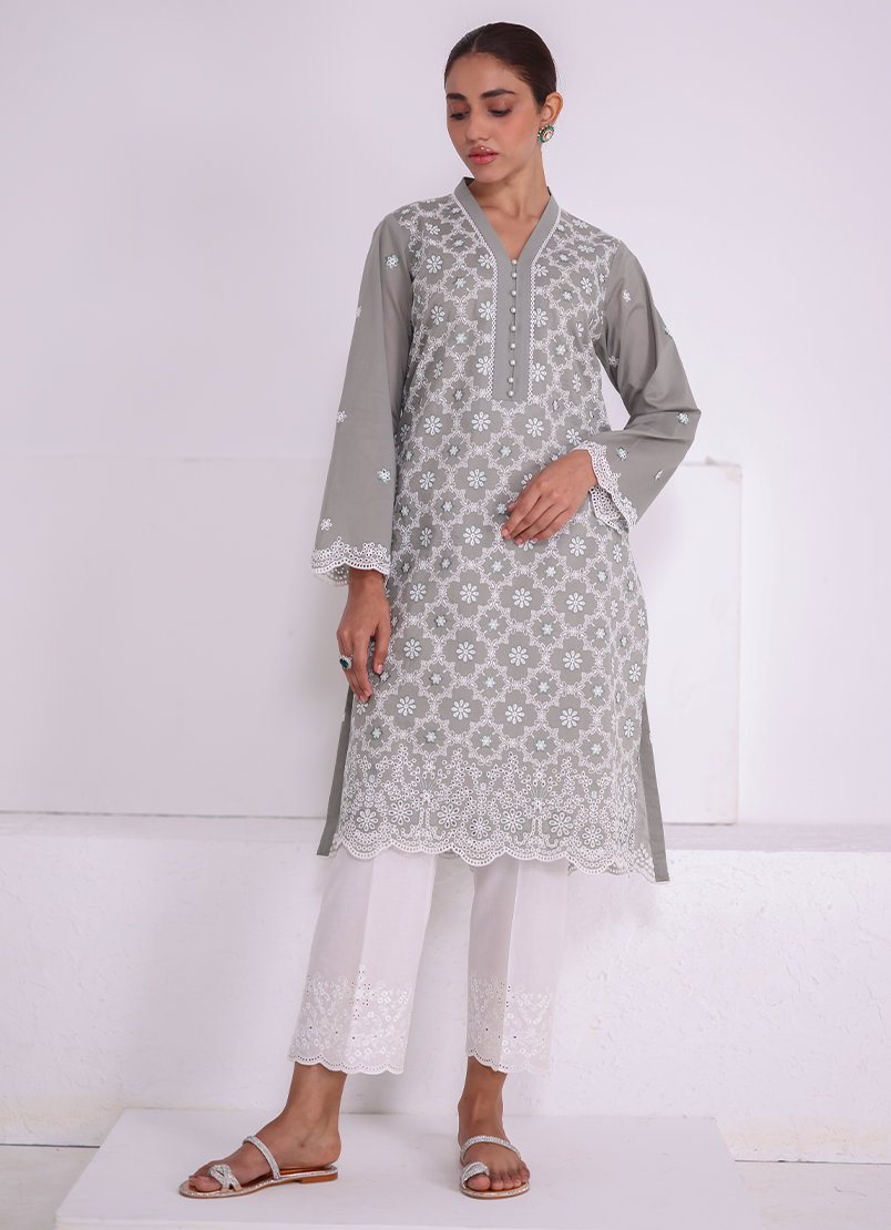 Embroidered Kurta