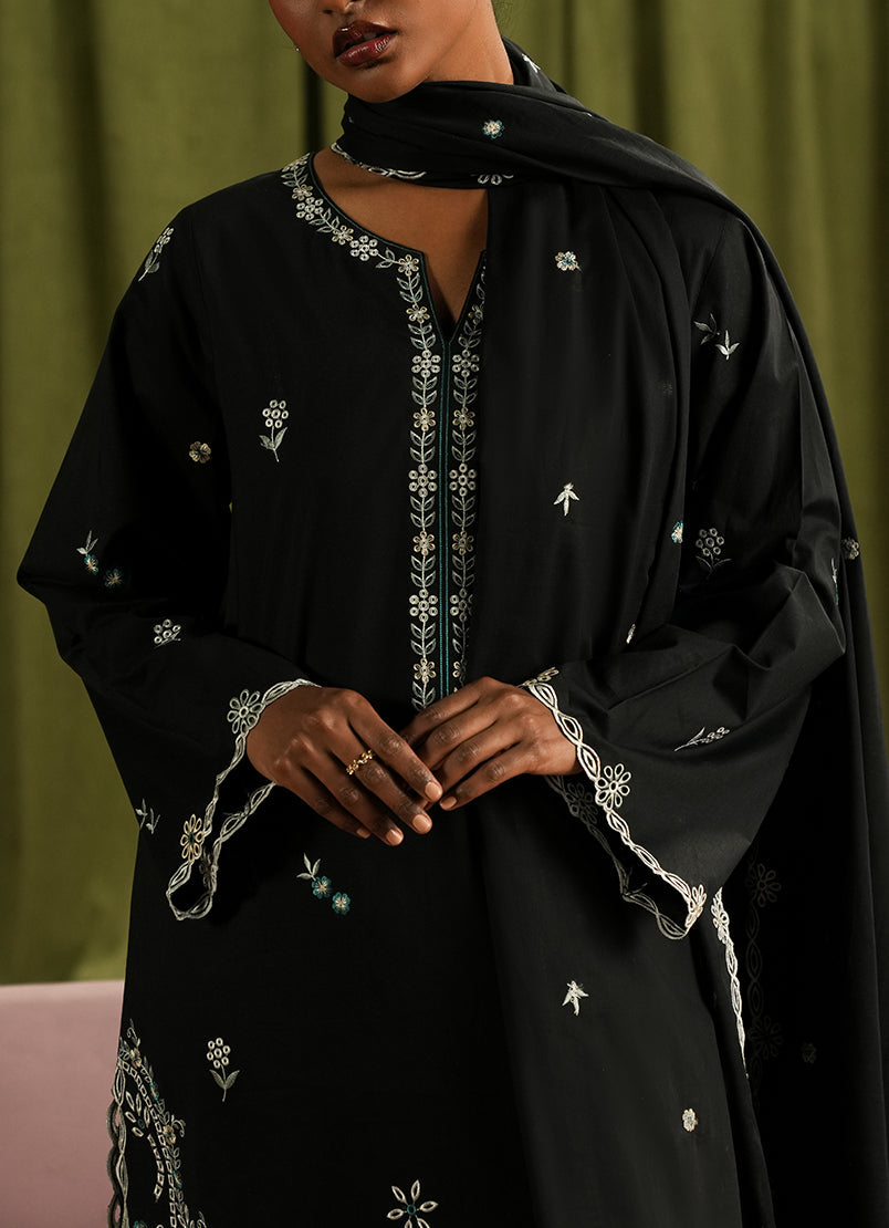 3 PC Embroidered Suit