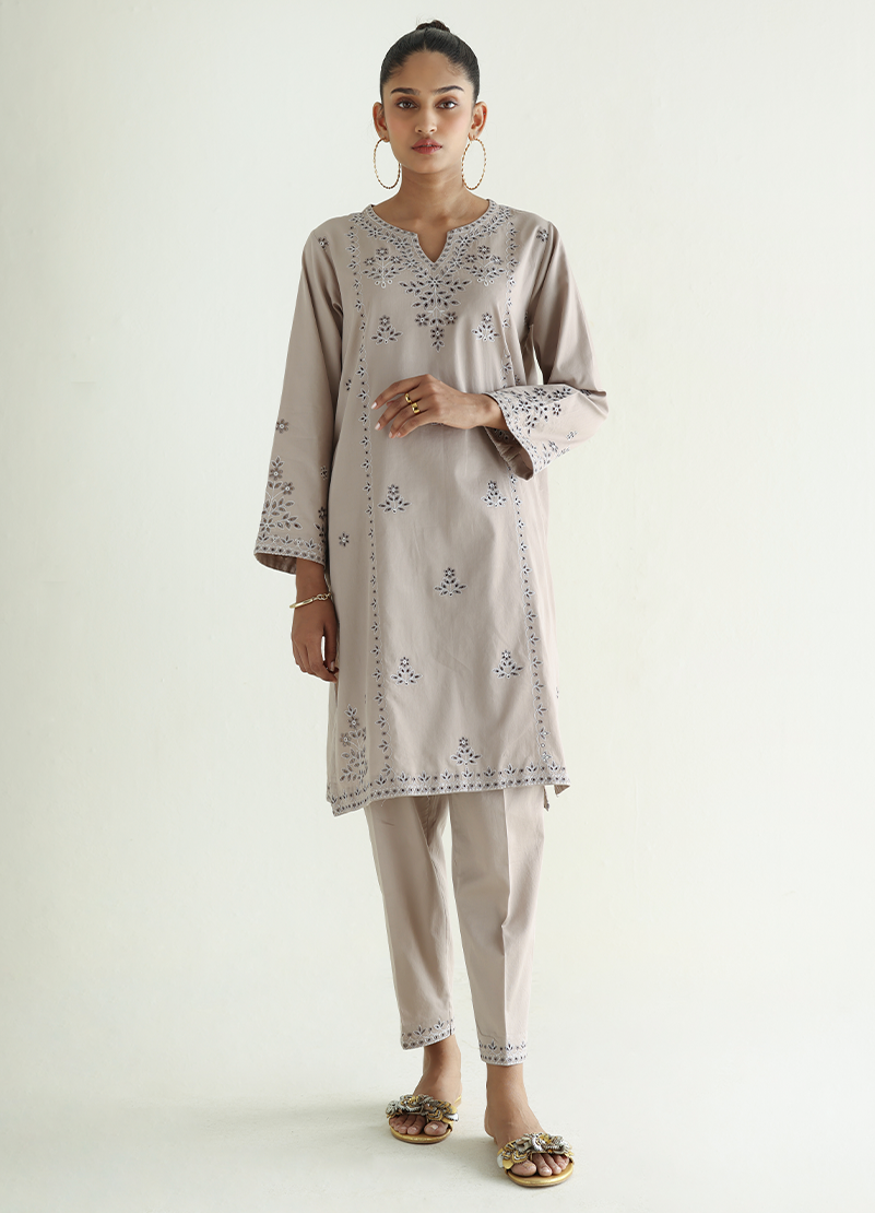 Embroidered Kurta Set