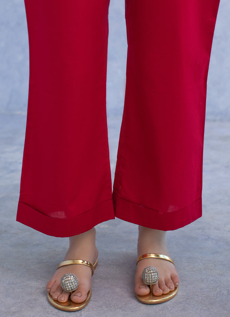 red-solid-co-ord-set