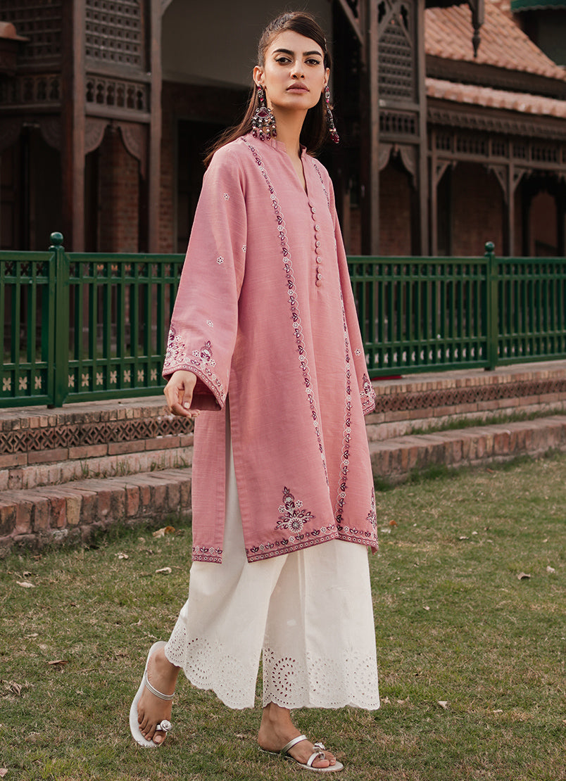 dusty-rose-khaddar-embroidered-kurta